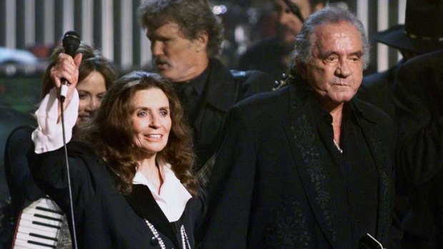 Country music singer Johnny Cash died in 2003, four months after his wife June Carter Cash.