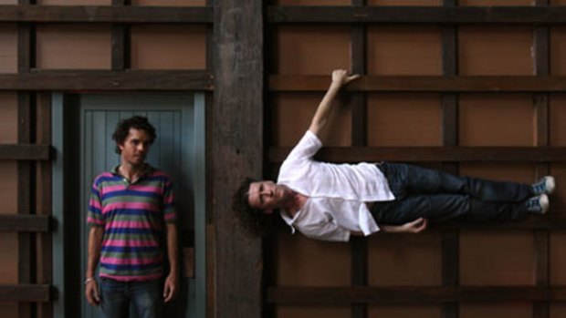 Creative heights ... two of the 15 finalists at Tropfest, Damon Gameau, left, and David Collins.