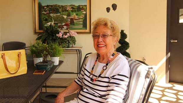 83-year-old Margie Dowling, daughter of one of the original founders, is donating her yellow Louis Vuitton handbag.