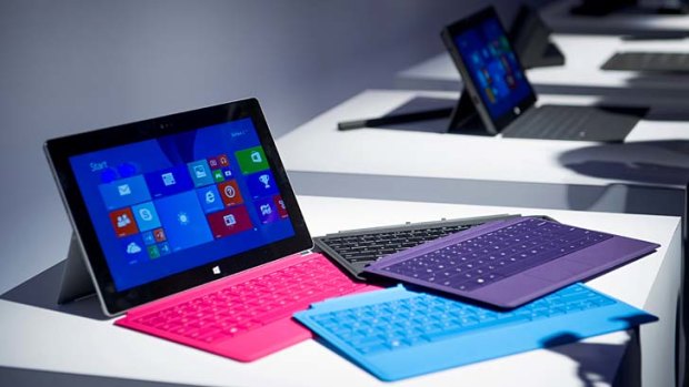 The Microsoft Surface Pro 2 tablet and Type Cover 2.