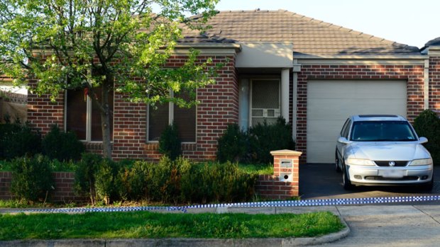 The scene of the shooting in Lilydale, where Simon Hancock is suspected of returning to fire on the house three times in 12 hours.