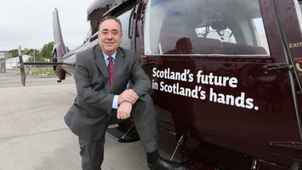 Scotland's First Minister and independence leader Alex Salmond.