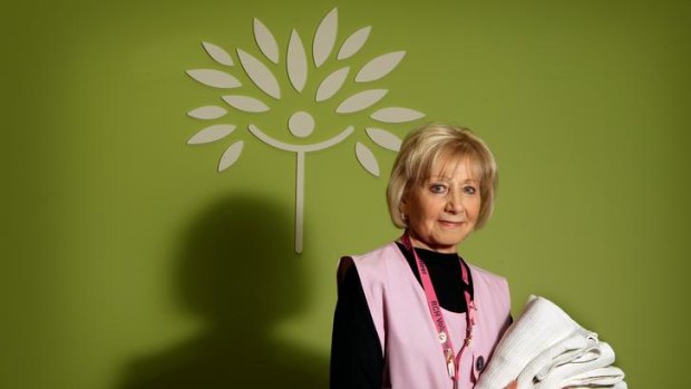 Loula Kostos, 81, has been  volunteering at the Royal Childrens Hospital since 1964.