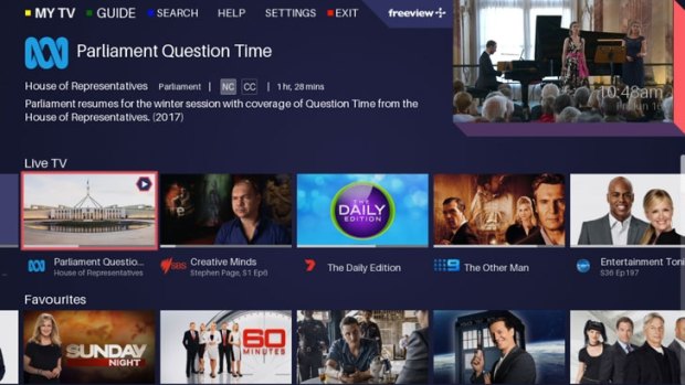 FreeviewPlus' new My TV menu puts more options at your fingertips.