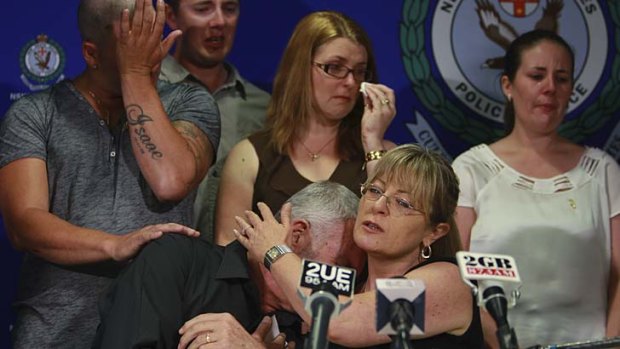 Lynette Bradbury's family cry as they appeal for information into her death.