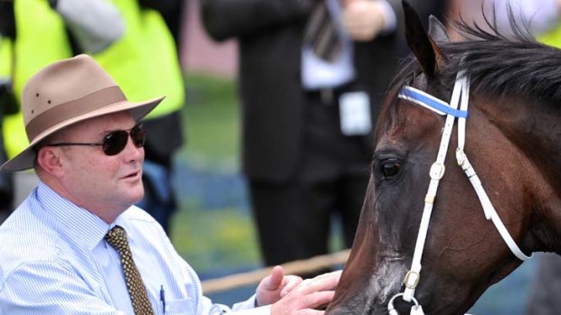 Peter Moody with Black Caviar.