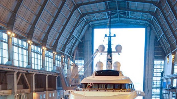 The $150 million superyacht built for Kirsty and Ernesto Bertarelli.