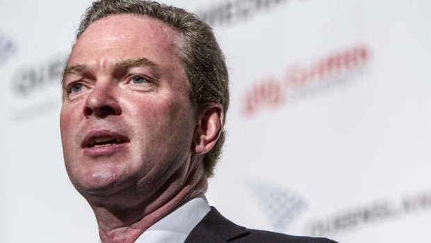 Christopher Pyne: says education funding model is a shambles.