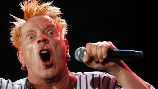 Here's Johnny: Lydon says the Sex Pistols are too fat to re-form.