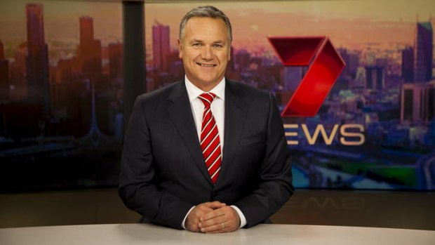 Peter Mitchell of Channel Seven News, which has been left behind in its ratings battle in Melbourne by Channel Nine.