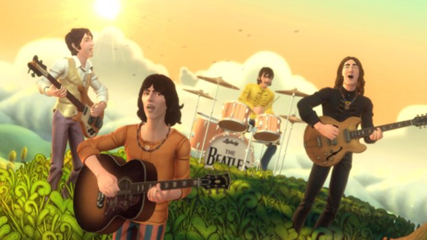 Now you can teach the band to play ... the Beatles at the time of the White Album, as depicted in the new Rock Band game, which is  to be released worldwide.