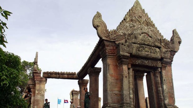 The Preah Vihear temple: Cambodia and Thailand dispute the land around it.