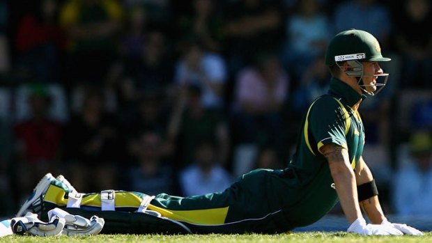 Limbering up for the finals: Michael Clarke is expected to return for today's game.