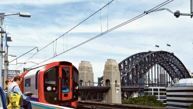 The wave of the future ... CityRail plans to develop a new metro train network. <em>This image has been digitally altered.</em>