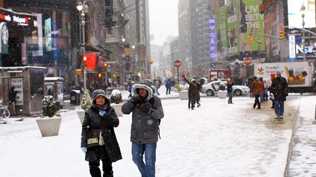 It's snowing in New York and locals are cold towards visitors, according to a new poll.