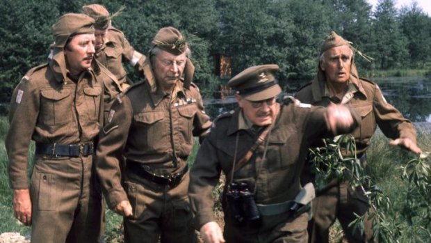The original <i>Dad's Army</i> cast from the BBC television classic.