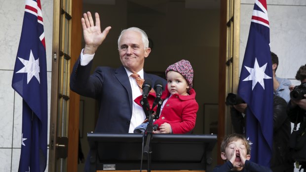 Malcolm Turnbull had a dig at the Coalition's position on climate change during his final press conference as prime minister. 