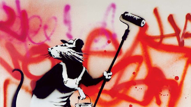 The art of accessibility: Banksy's street art negates the need for an accompanying theory.