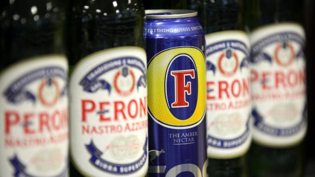 New home ... Foster's may join Peroni in the SABMiller family.