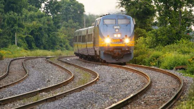 Target: Canadian police said they had arrested and charged two men with an "al Qaeda-supported" plot to derail a passenger train.