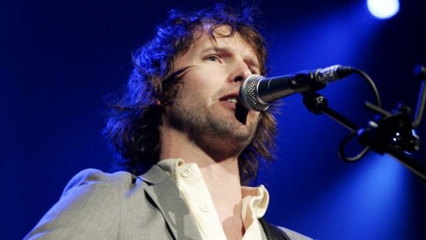 Blunt critique: British singer James Blunt admits his hit was annoying.