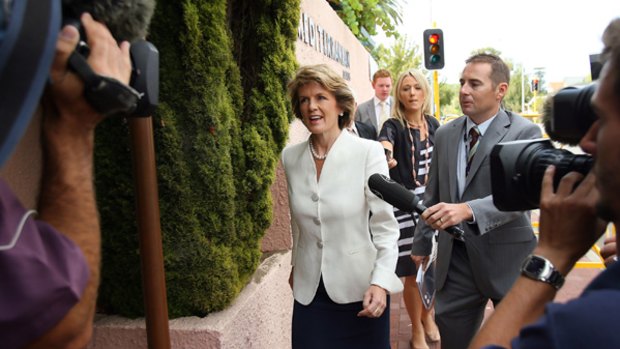 Julie Bishop resigns from the Shadow Treasury, but retains the Opposition Deputy Leader' position.