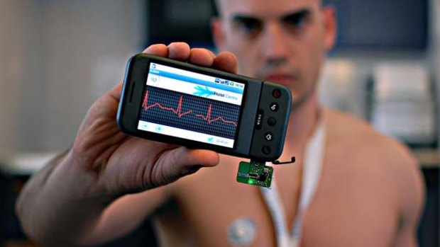 A  wireless monitor that allows your organs to send alerts to your mobile phone.