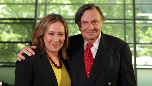 In fine form: Barry Humphries.