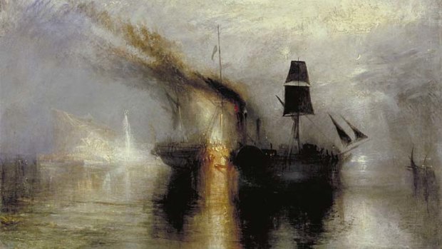 <i>Peace - Burial at Sea</i> by Joseph Mallord William Turner.