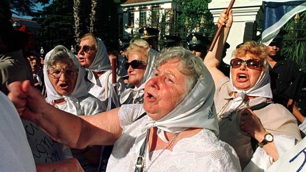 Activists: The Grandmothers of the Plaza del Mayo, who lost family in Argentina's civil war.