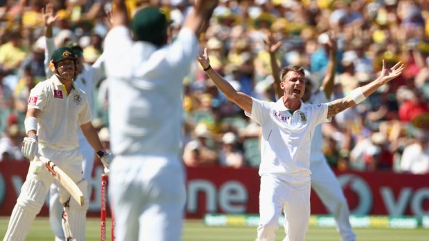 Dale Steyn found form in his later spell to increase the pressure on Australia.