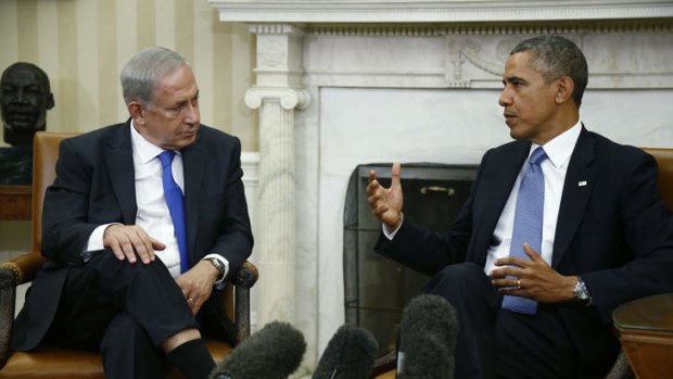 "Shared goal": US President Barack Obama and Israeli Prime Minister Benjamin Netanyahu in the Oval Office in September.