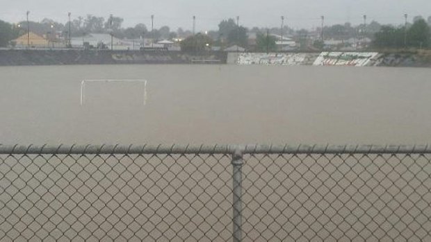 Riding at the Collie Velodrome won't be possible for a couple of days. <b>Photo:</b> Facebook.