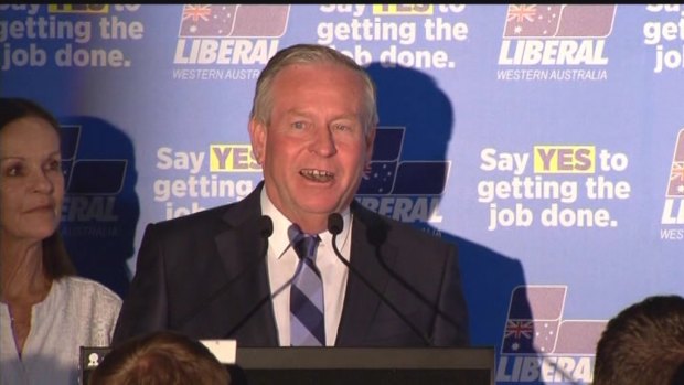 Colin Barnett's reign came to an end.
