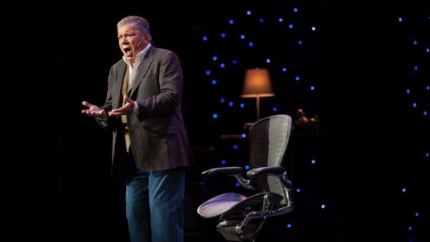 William Shatner talks about his life and work in his one-man show <i>Shatner's World.</i> 
