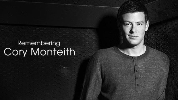 <i>Glee</i>'s Facebook page has posted this image to commemorate Cory Montheith's passing.