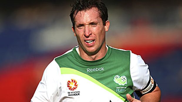 Robbie Fowler playing for North Queensland Fury last year.