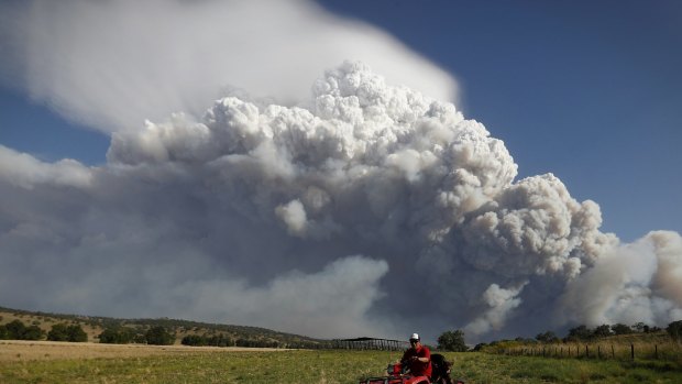 Flammagenitus forms from bushfire smoke. The type of cloud was formerly known as a pyro-cumulus.