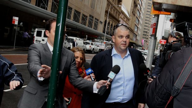 Nathan Tinkler arrives at ICAC on Friday.