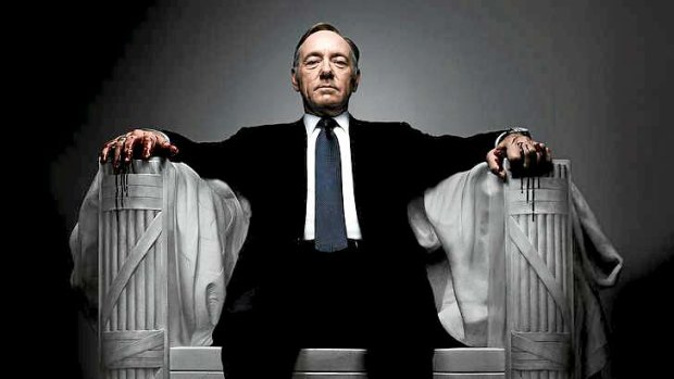 The ultimate politician ... Kevin Spacey as Frank Underwood is not a villain but a hero, according to <em>House of Cards</em> creator.