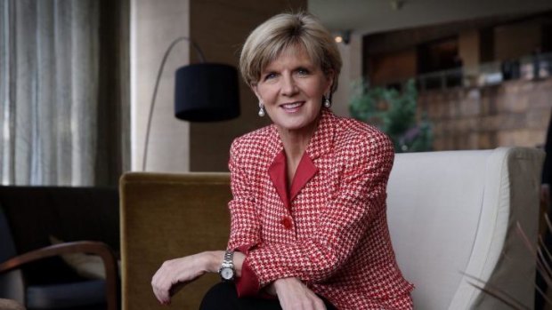 "It's looking very positive": Foreign Affairs Minister Julie Bishop said negotiations were continuing but she was confident sticking points could be ironed out.