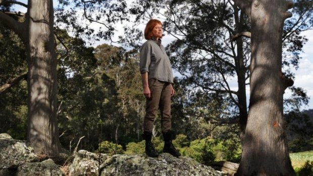 Upsetting the wildlife: Janet Laurence is creating a walking trail lined with trees and stones engraved with poetry and prose.