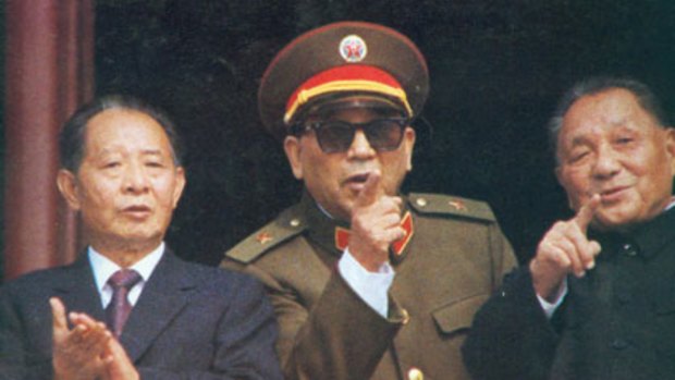 Defence minister Qin Jewei in 1984 ... "the real hero in 1989".