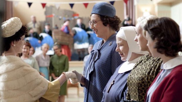 Chummy meets Princess Margaret in <i>Call The Midwife</i>.