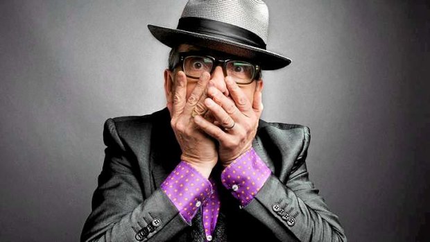 Elvis Costello's voice faltered at times during Wednesday night's State Theatre gig.