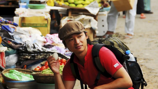 To market, to market ... Sydney chef Luke Nguyen goes shopping in Vietnam.