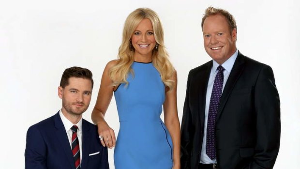 <i>Project</i> people: Charlie Pickering, Carrie Bickmore and Peter Helliar.