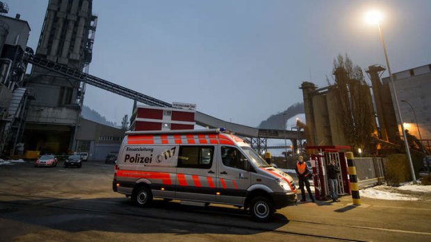 Three people were killed in a shooting at a Swiss wood panel plant.