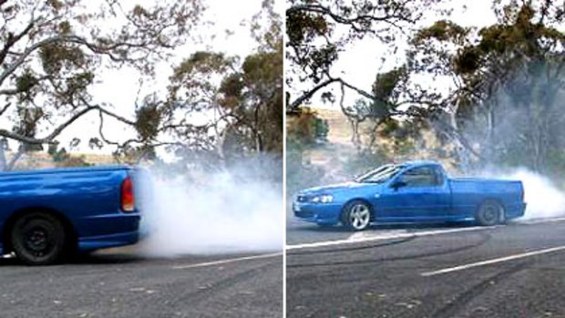 Confiscated ... Facebook photos proved the undoing of a Castlemaine driver.