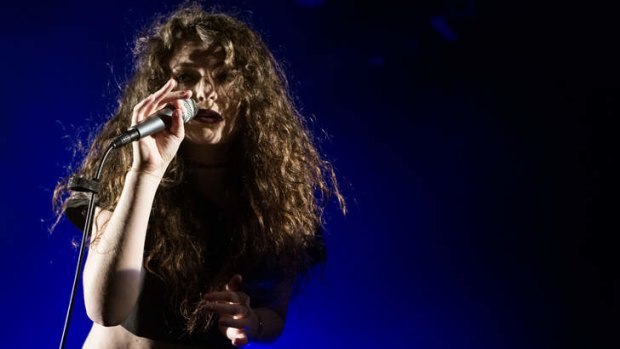 Lorde at the Corner Hotel in Richmond.